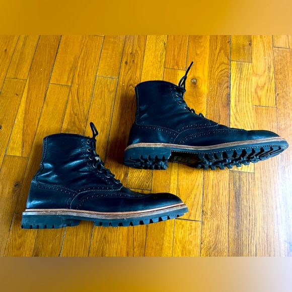 PAUL SMITH BLACK BOOTS SIZE 11 - Picture 2 of 5